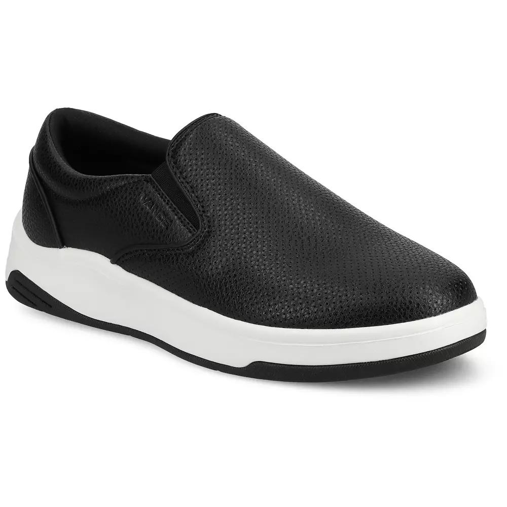 VANCE Townes Men's Comfort Perforated Flexible Slip-on Sneakers,  Product Image