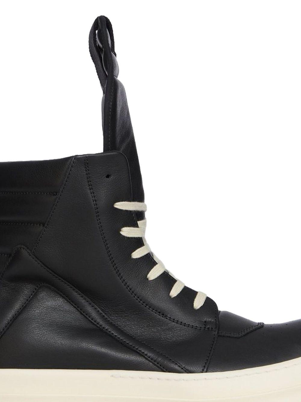 Geobasket padded leather high-top sneakers Product Image