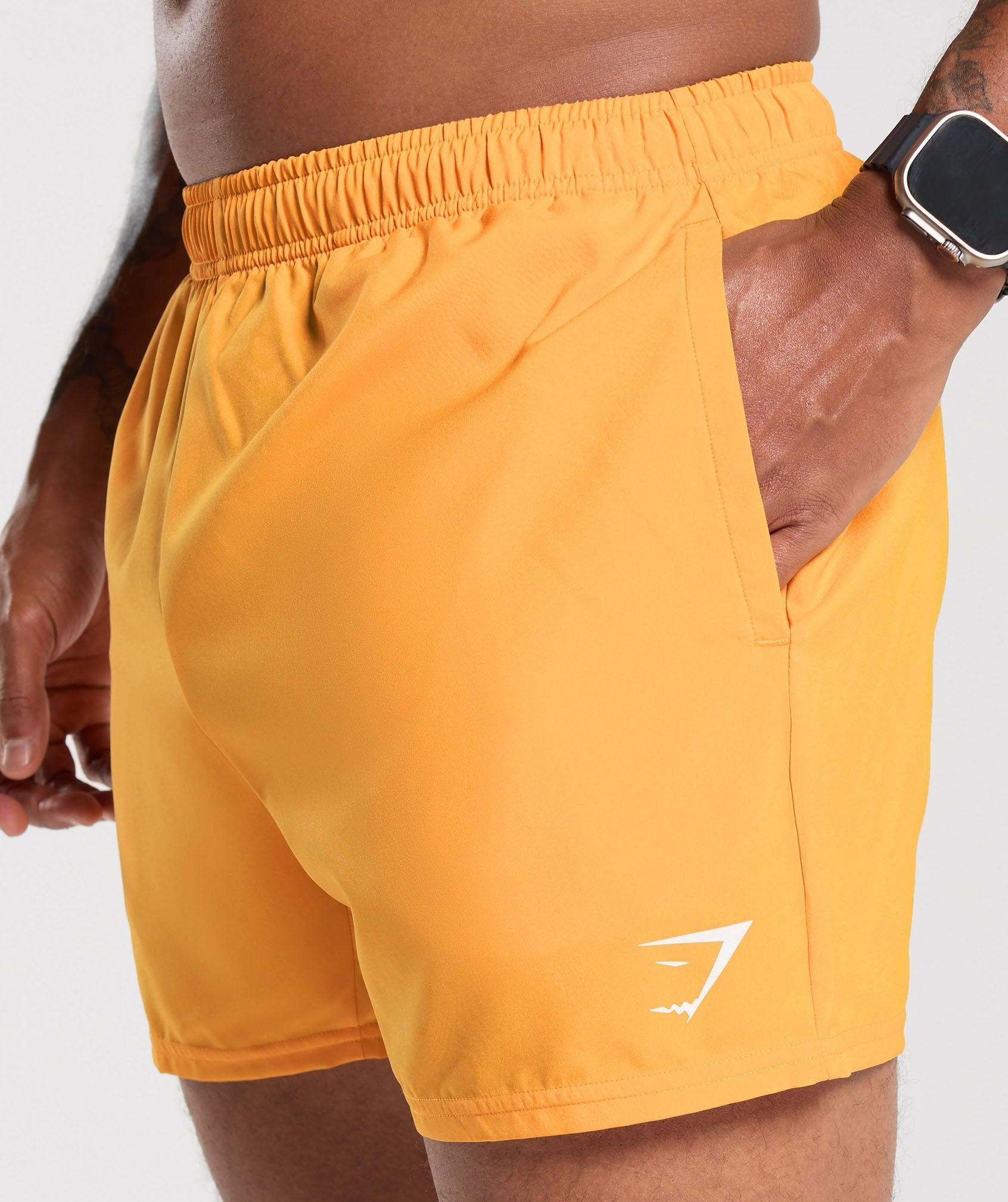 Gymshark Arrival 5" Shorts - Fitness Orange Male Product Image