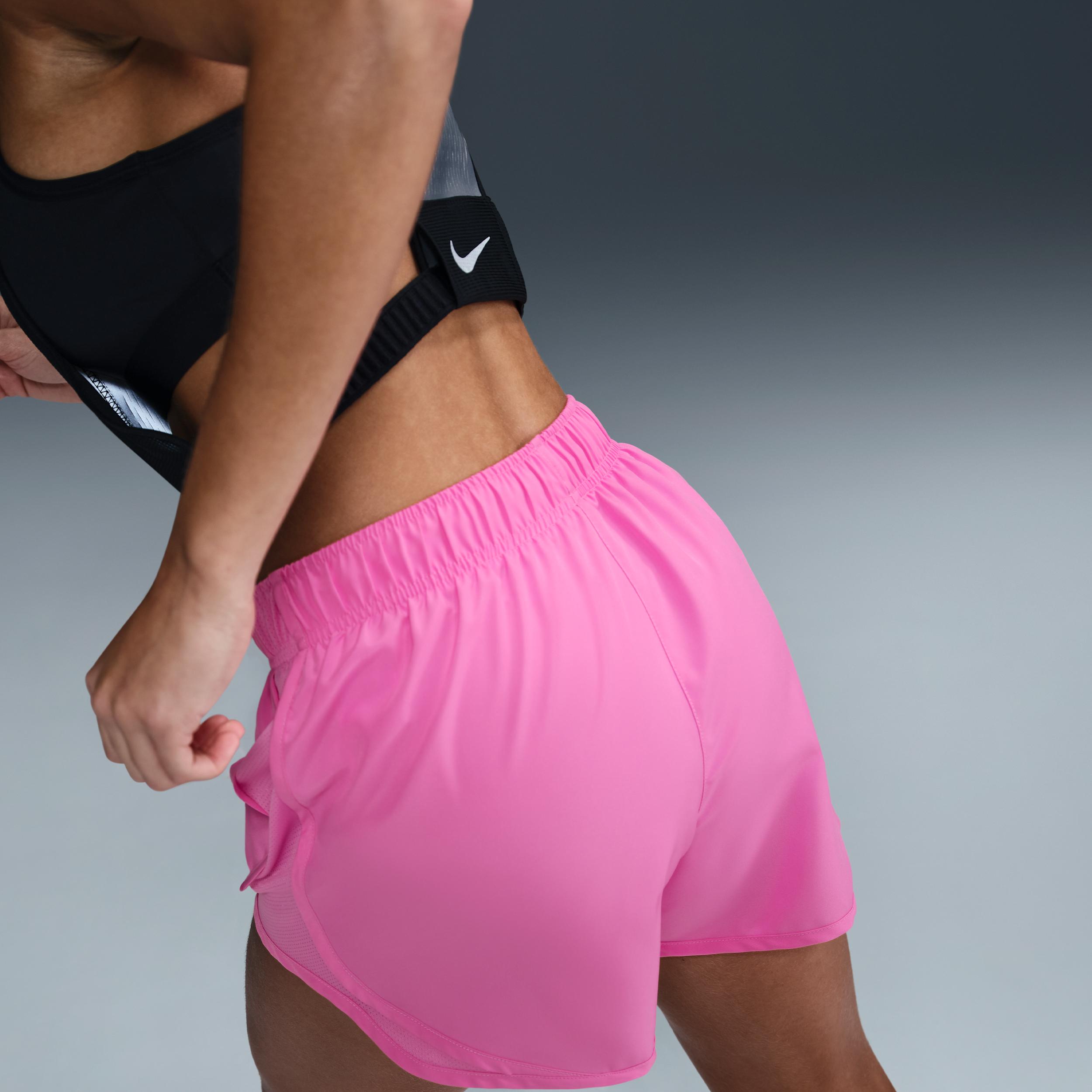 Nike Womens Tempo Dri-FIT Mid-Rise Brief-Lined Running Shorts | HM6096-675 Product Image