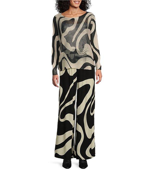 M Made in Italy Wild Printed Wide Leg Pant Product Image