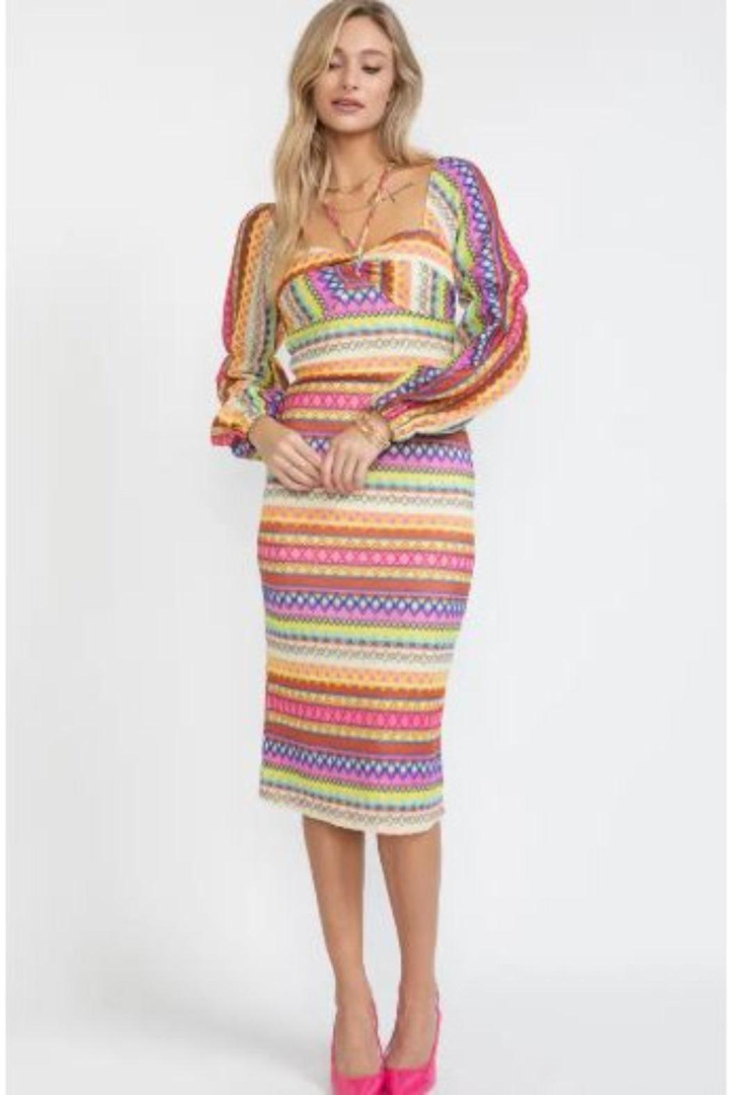 Because I'm Happy Midi Dress Product Image