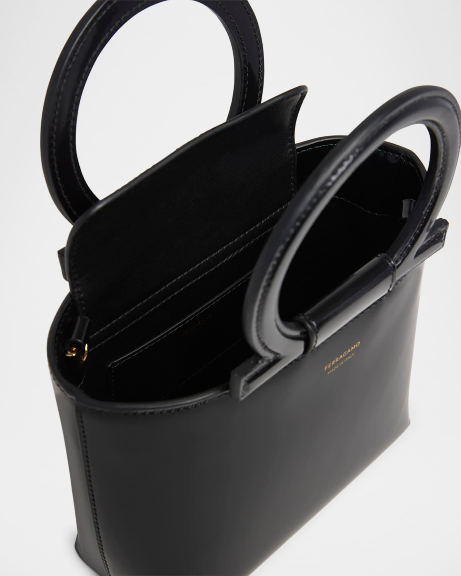 Gancio Leather Top-Handle Bag Product Image