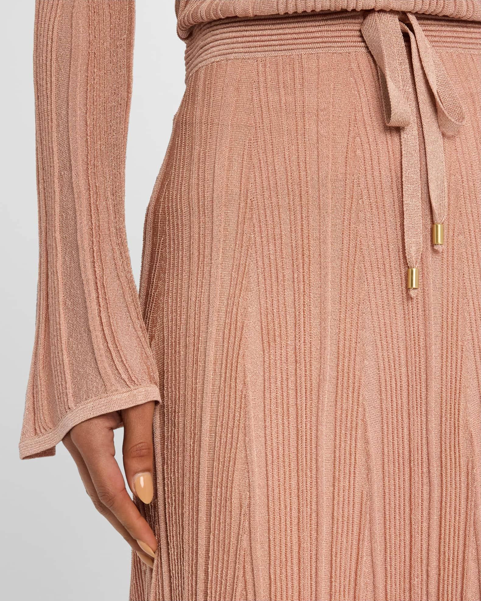 Lucky Metallic Maxi Skirt Product Image