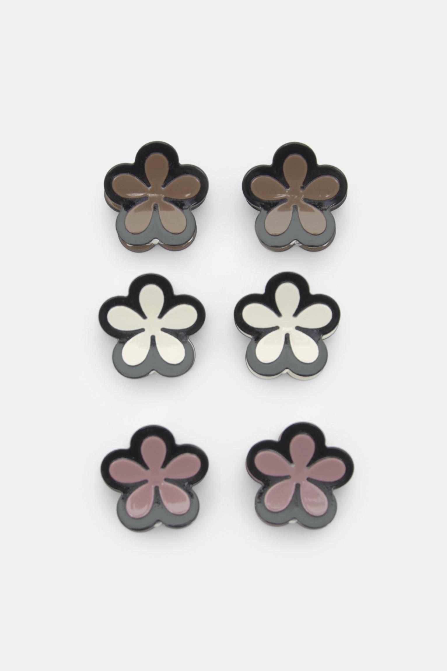 6-pack of flower hair clips Product Image
