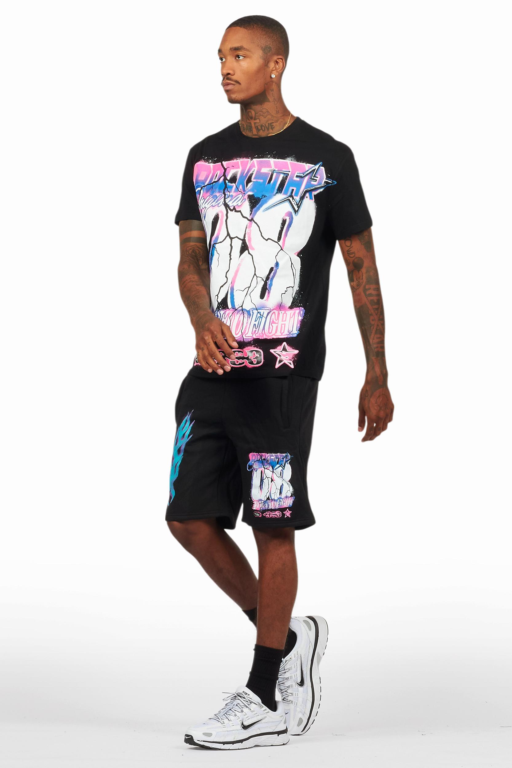 Mambo Black Short Set Male Product Image