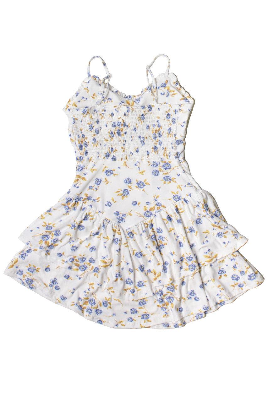 Drop Waist Patterned Mini Dress Product Image