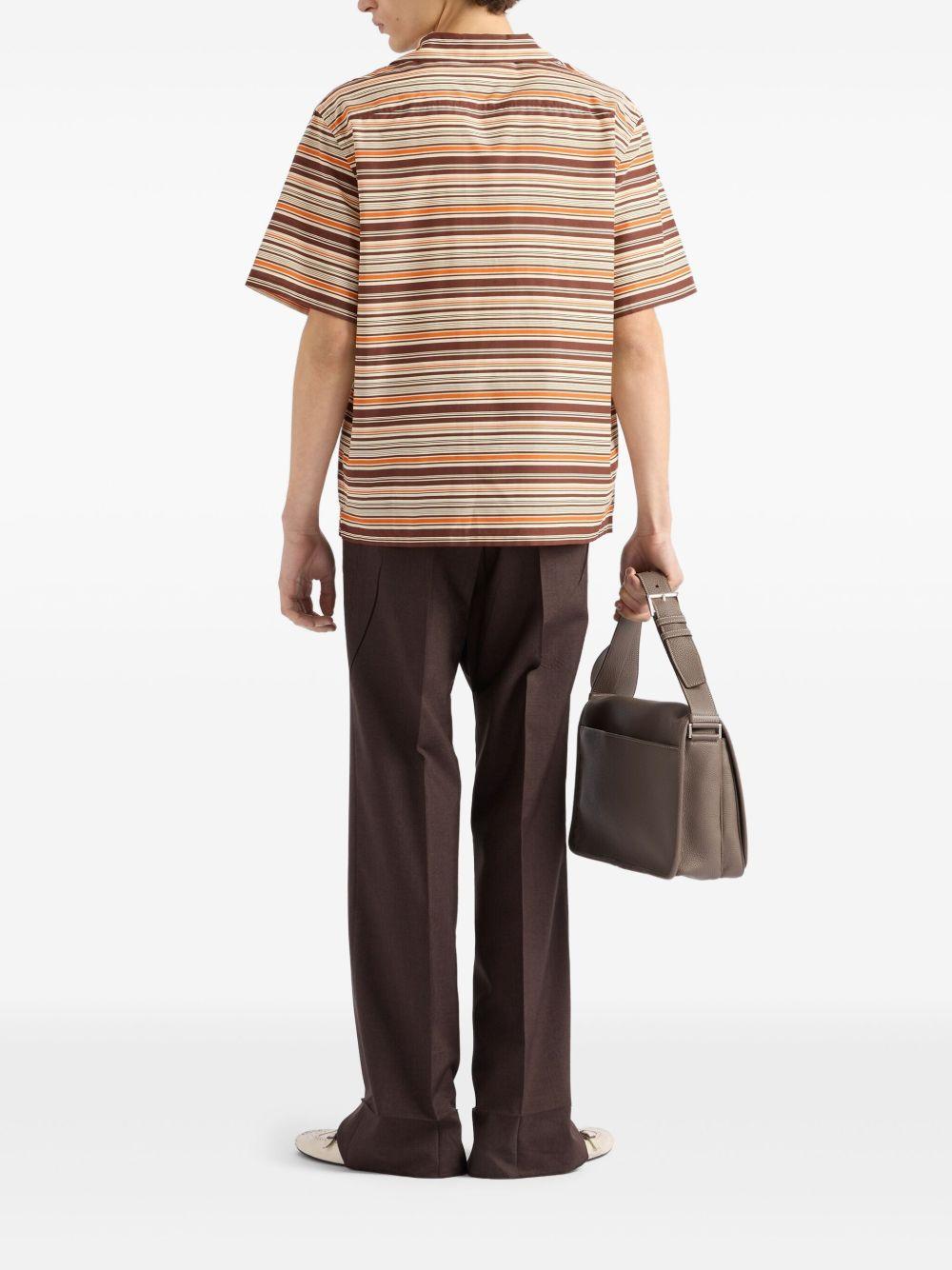 striped bowling shirt Product Image