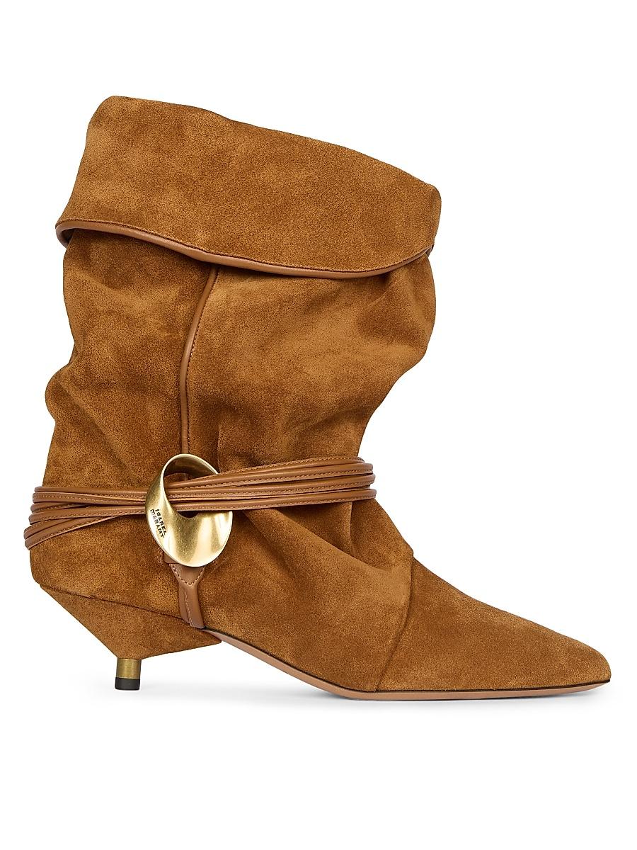 Womens Edrika Suede Slouchy Booties Product Image