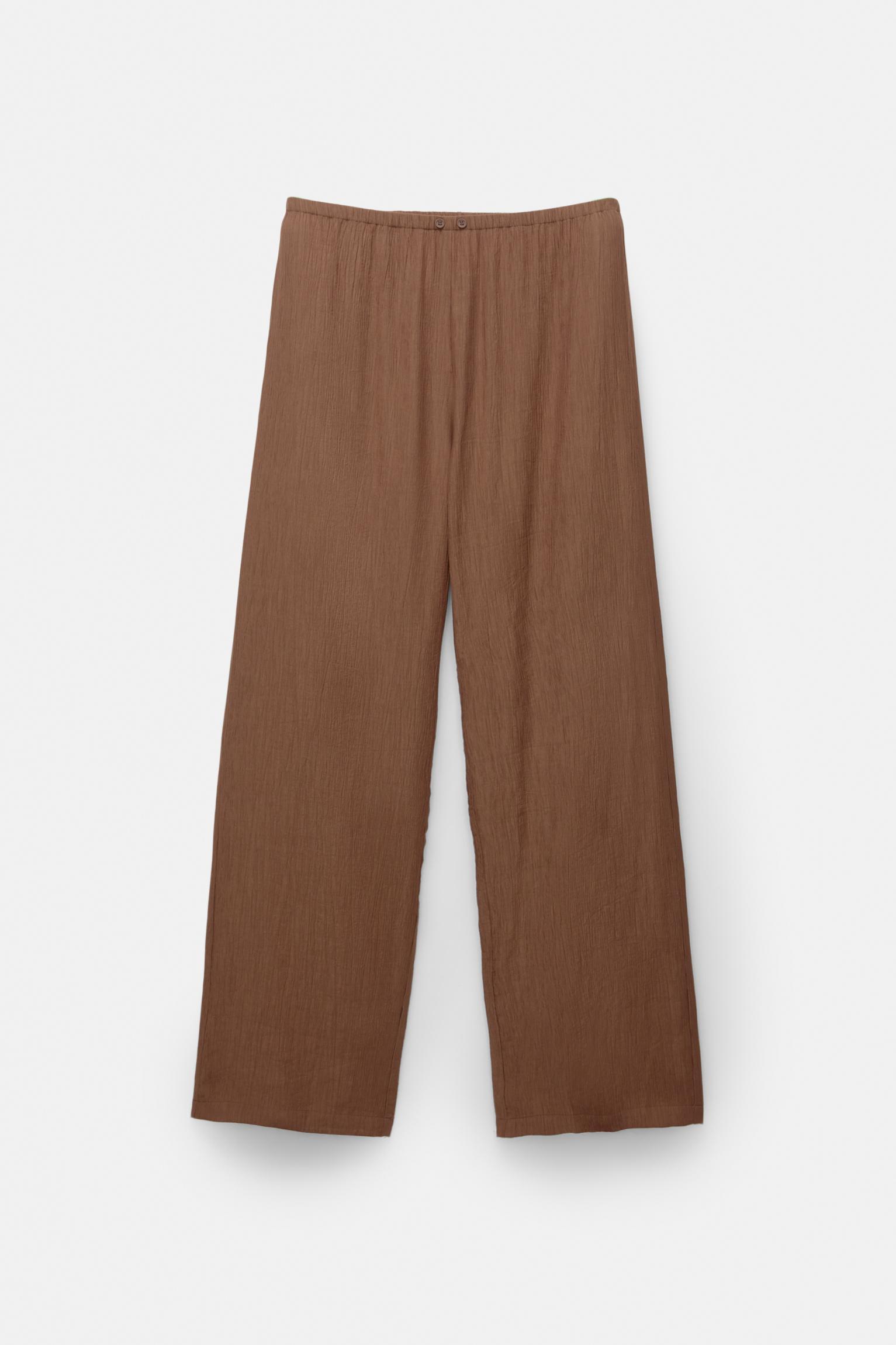 Rustic pajama-style pants Product Image