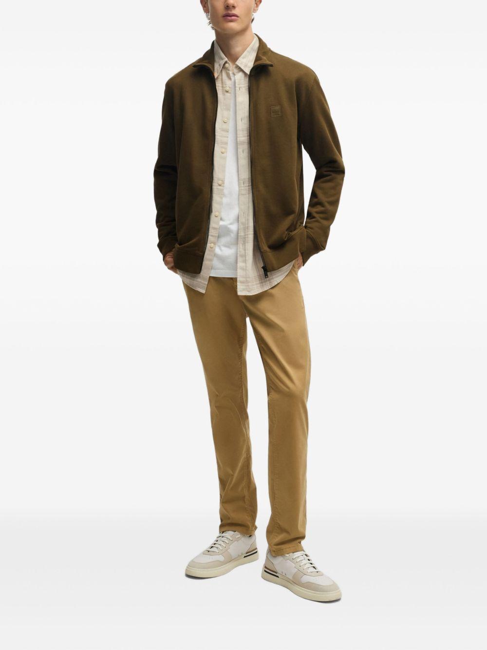 fleece-lined zip-up jacket Product Image