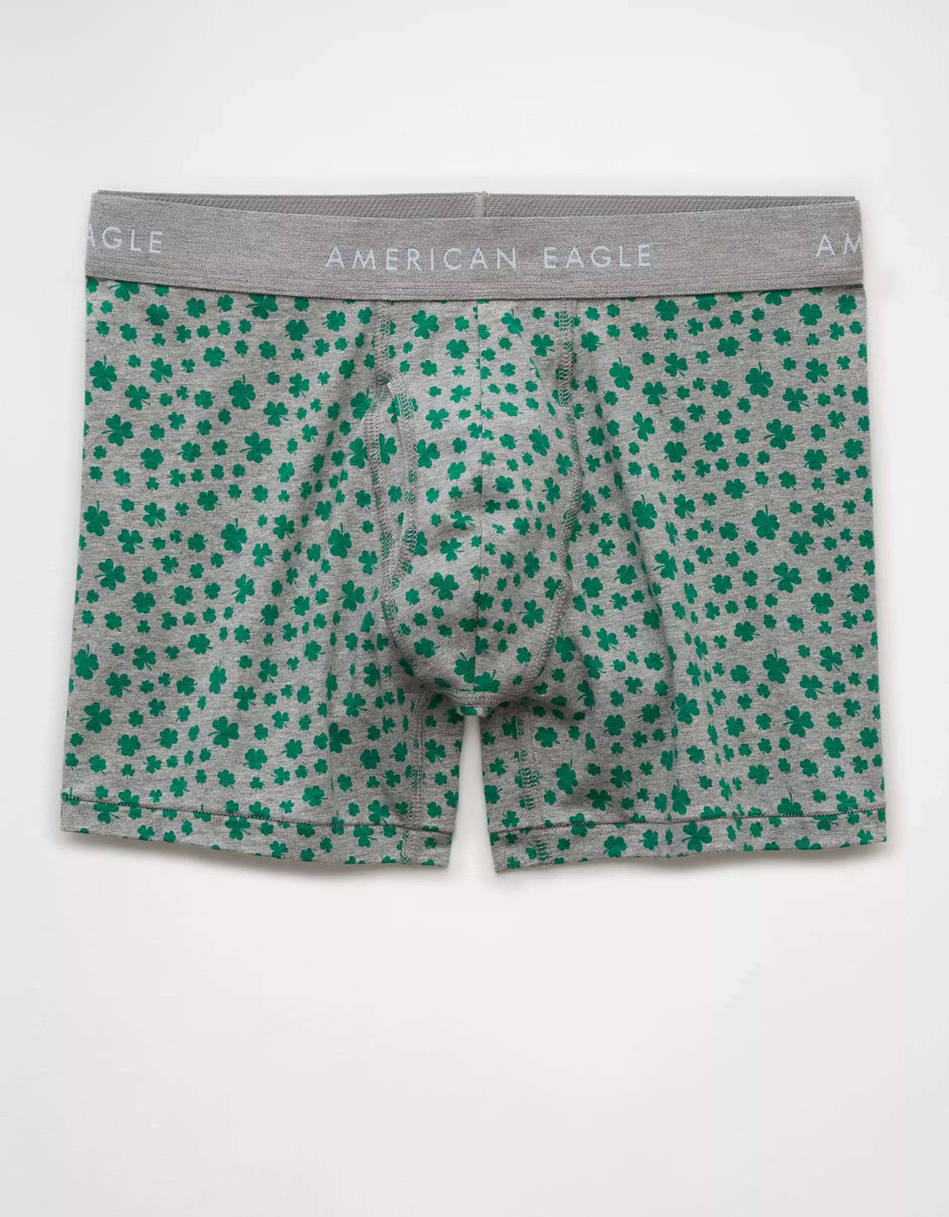 AEO Men's St. Patrick's Day Clovers 4.5" Classic Boxer Brief Product Image