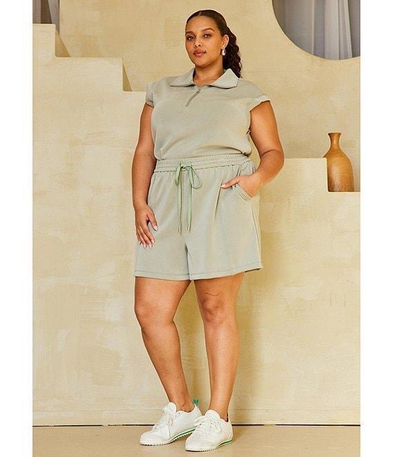 Skies Are Blue Plus Size Brushed Modal Shorts Product Image