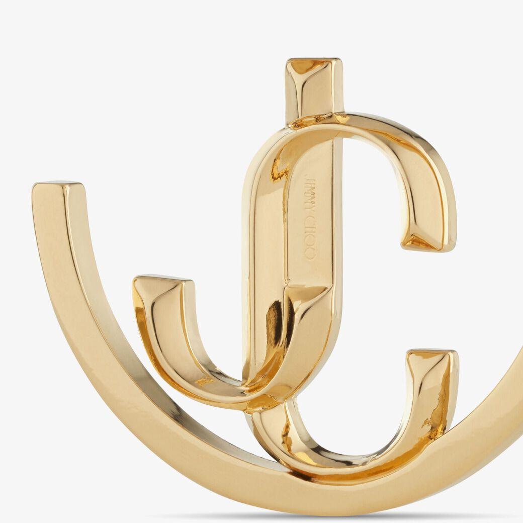 JC Monogram Hoops Product Image