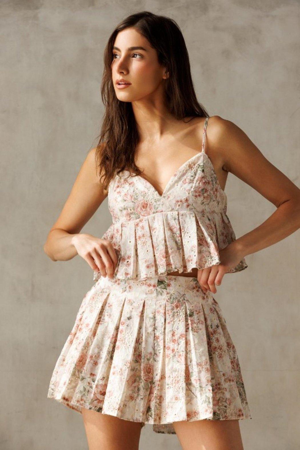 Floral Shorts Set Product Image