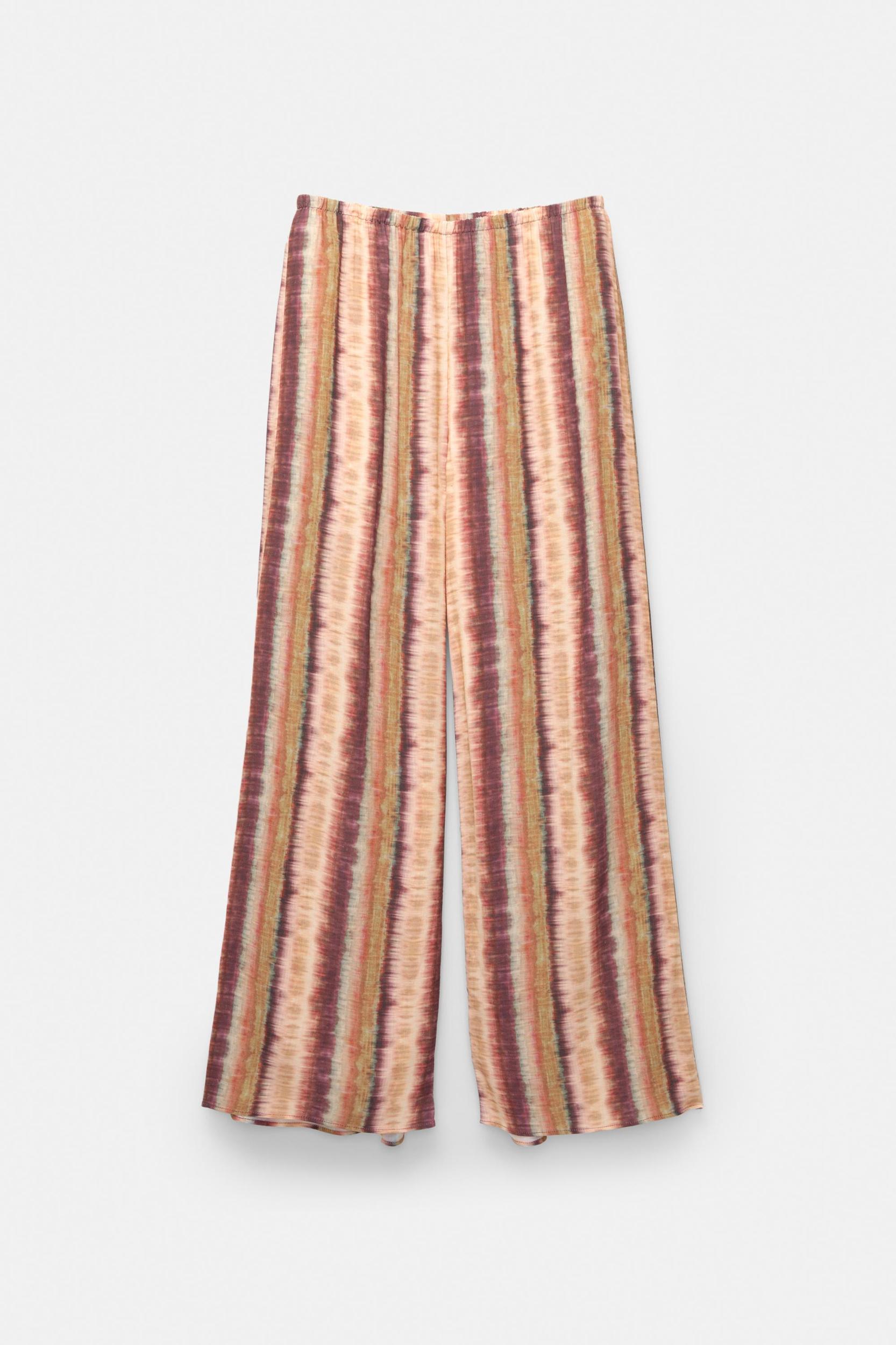 Printed flowy trousers Product Image