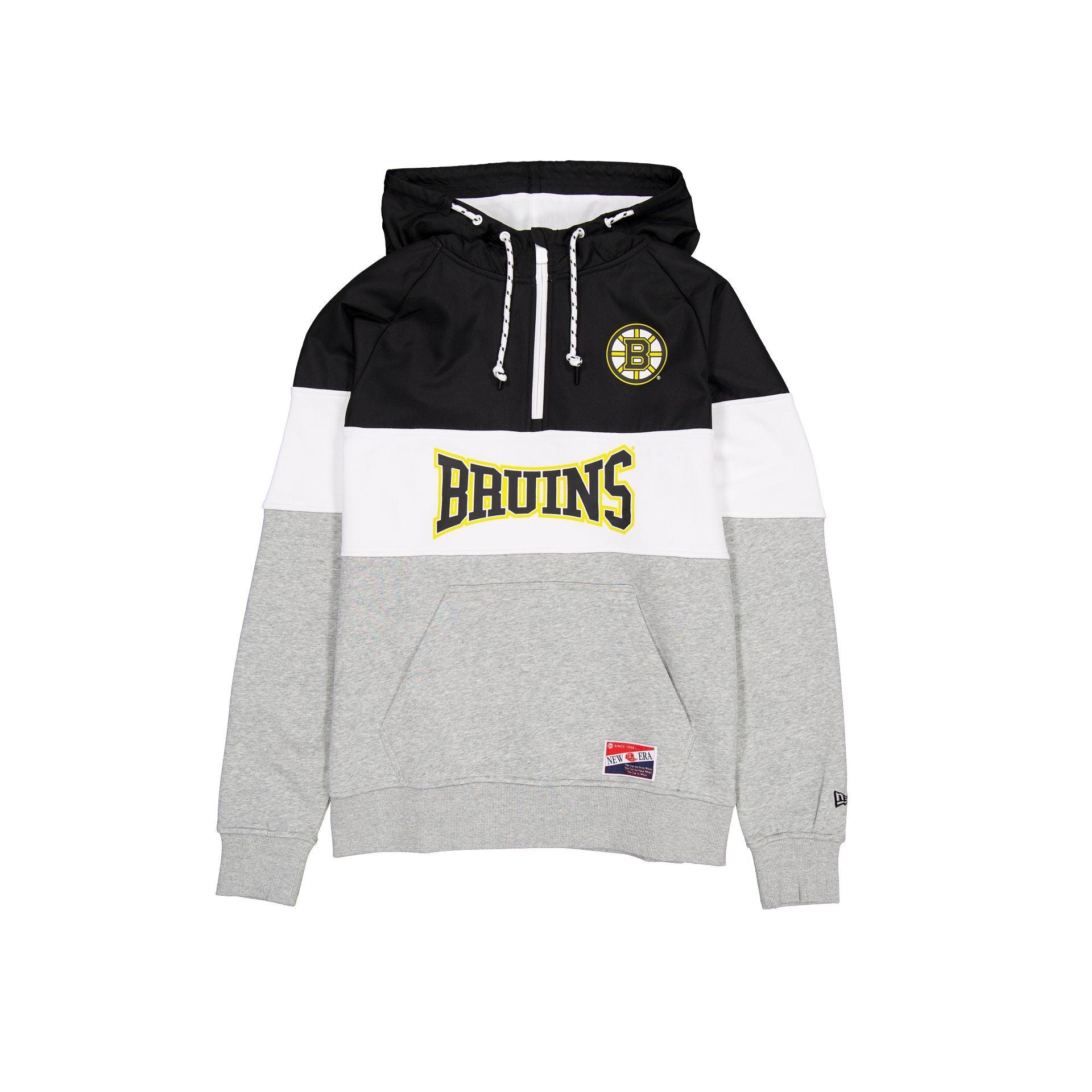 Boston Bruins Throwback Color Block Hoodie Male Product Image