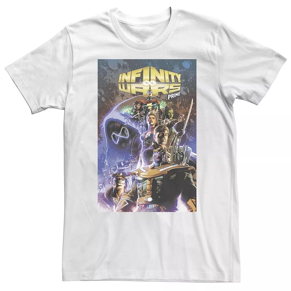 Big & Tall Marvel Infinity Wars Comic Cover Tee, Men's,  Product Image