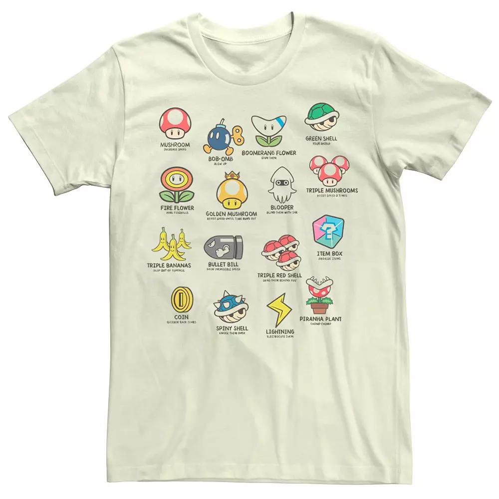 Men's Mario Kart Items Tee,  Product Image