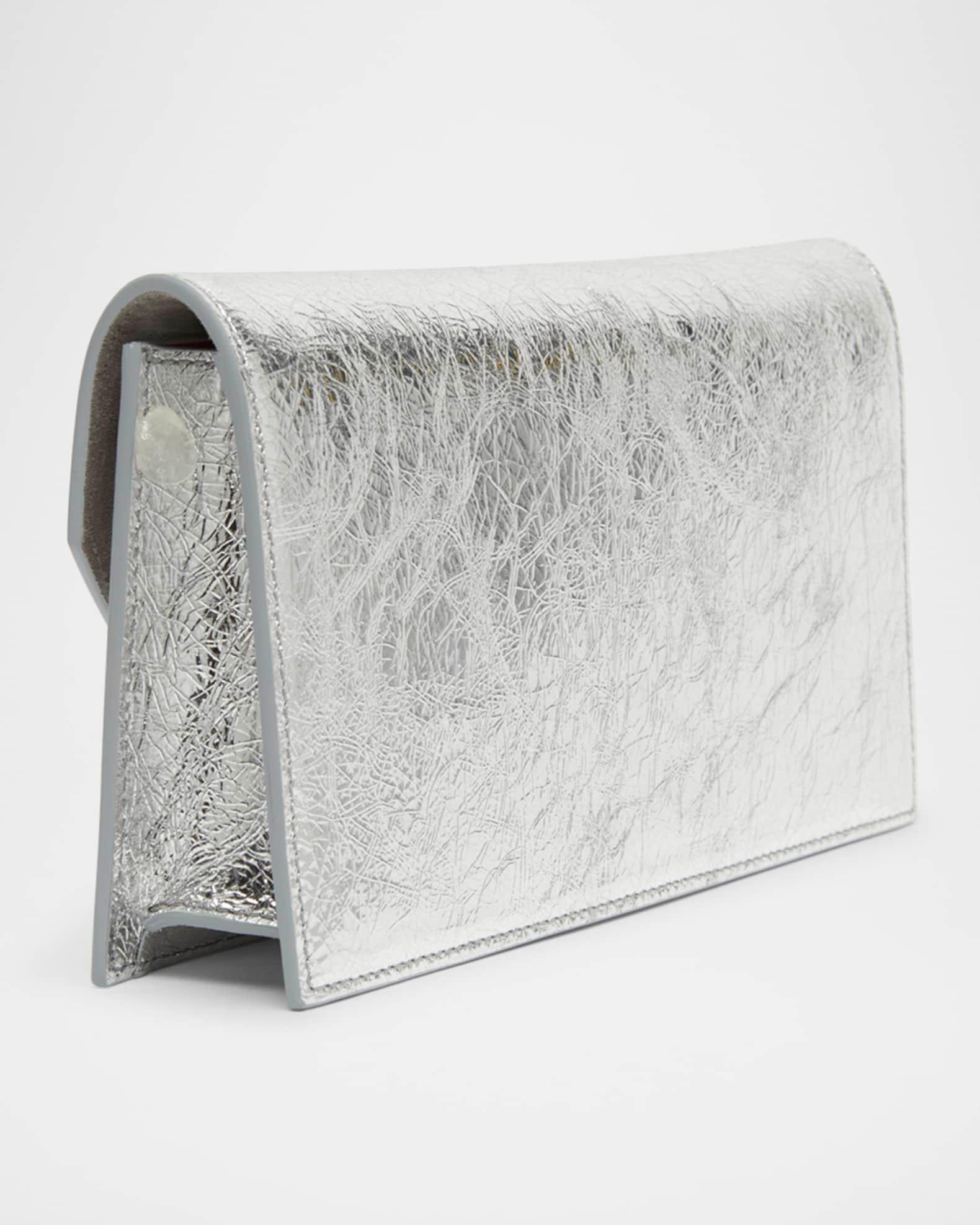 Loubi52 Clutch Bag in Laminated Leather Product Image