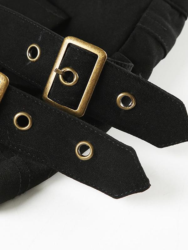 Buckle Belt Shorts Product Image