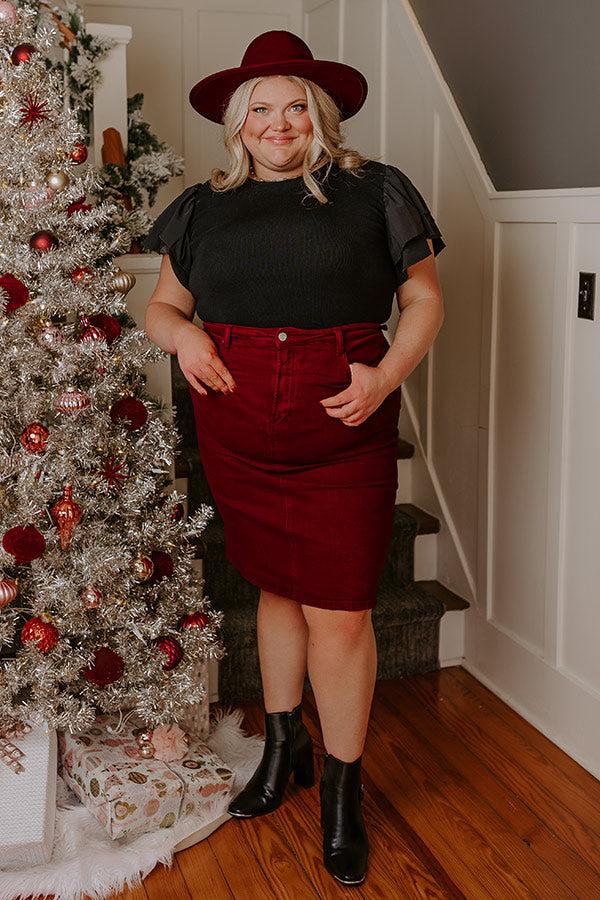 Halftime Happy Hour Bodysuit In Black Curves Product Image