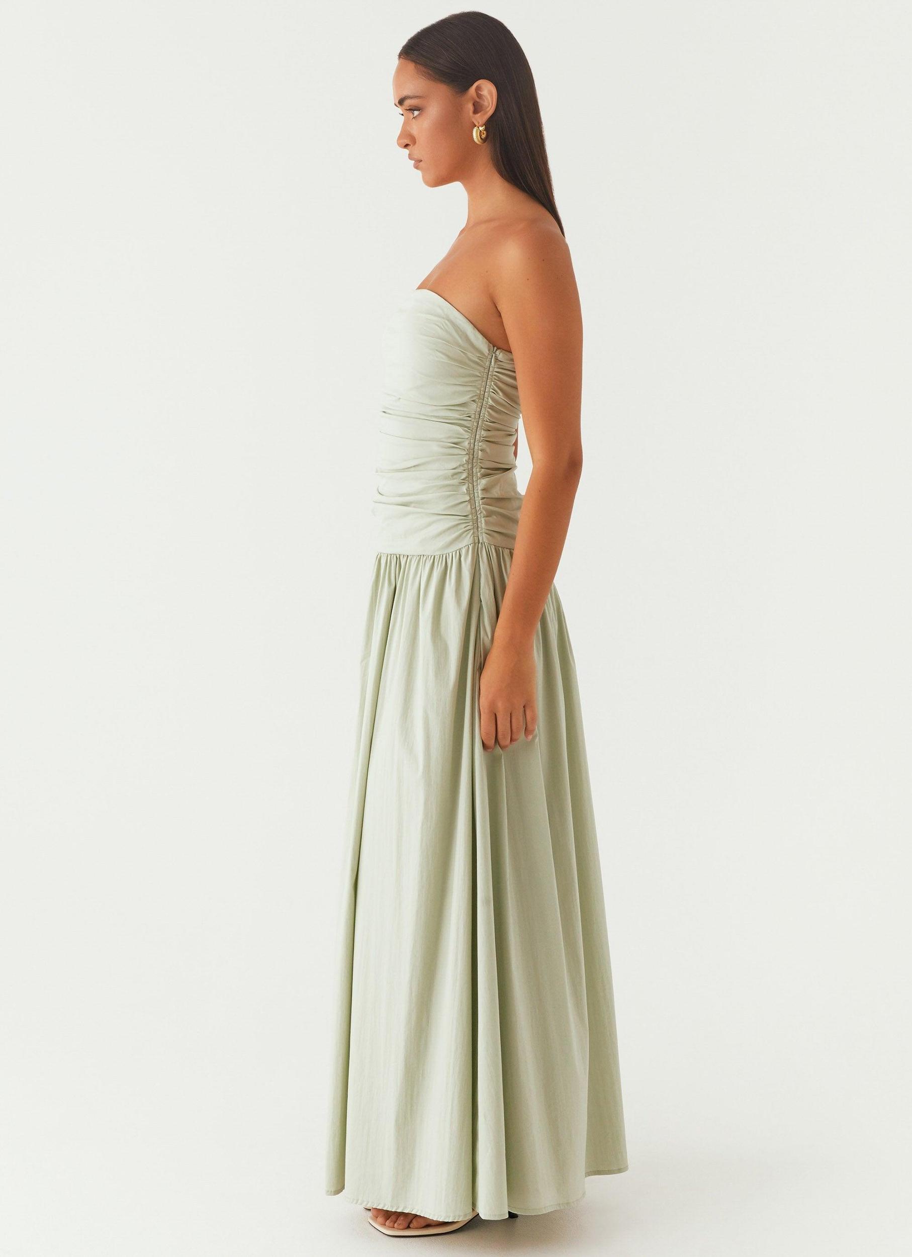 Carmel Maxi Dress - Sage Product Image