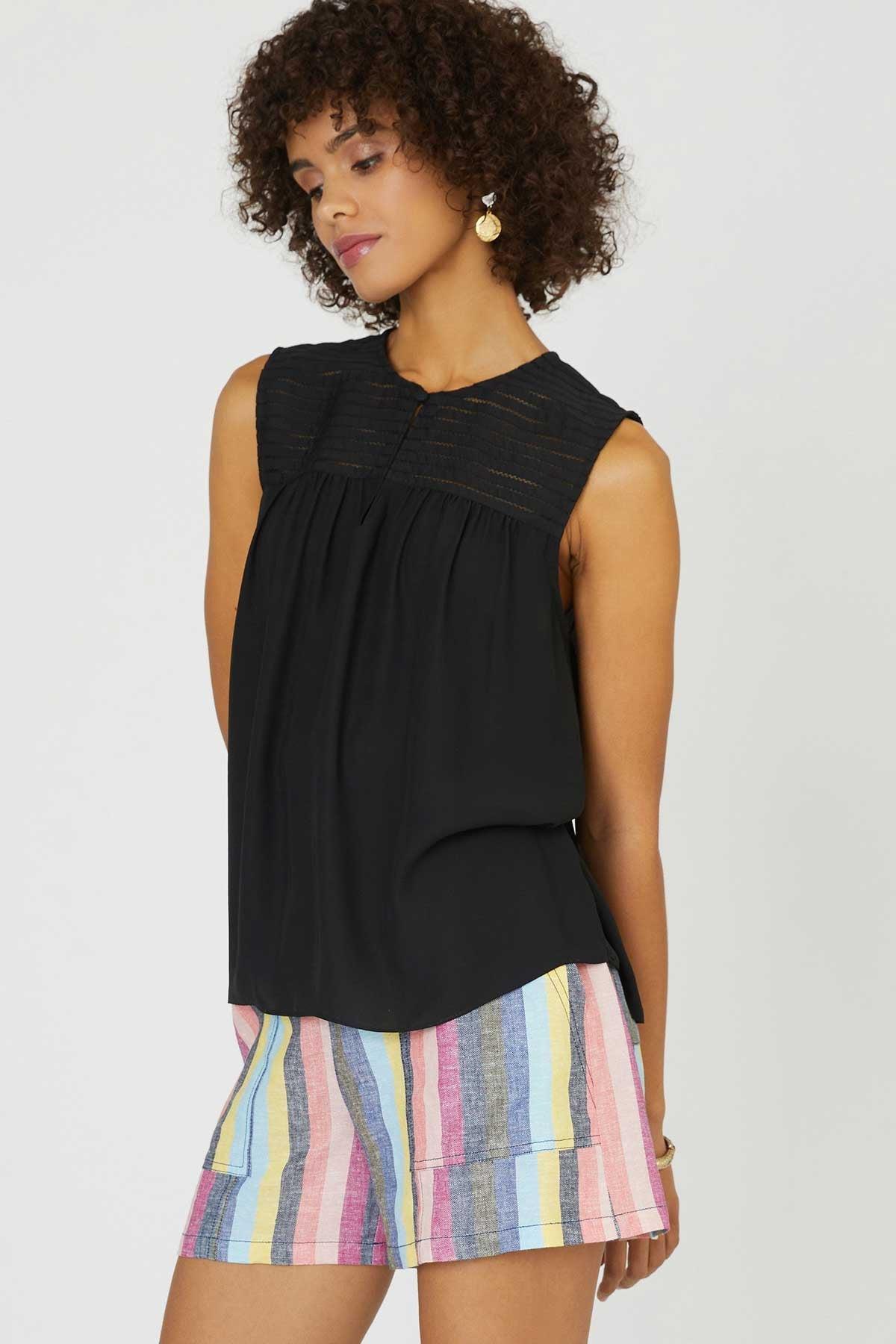 FINAL SALE Tina Yoke Detail Tank Top Product Image