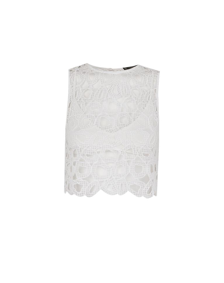 Eyelet Joelle Maxi Skirt - Off White Product Image
