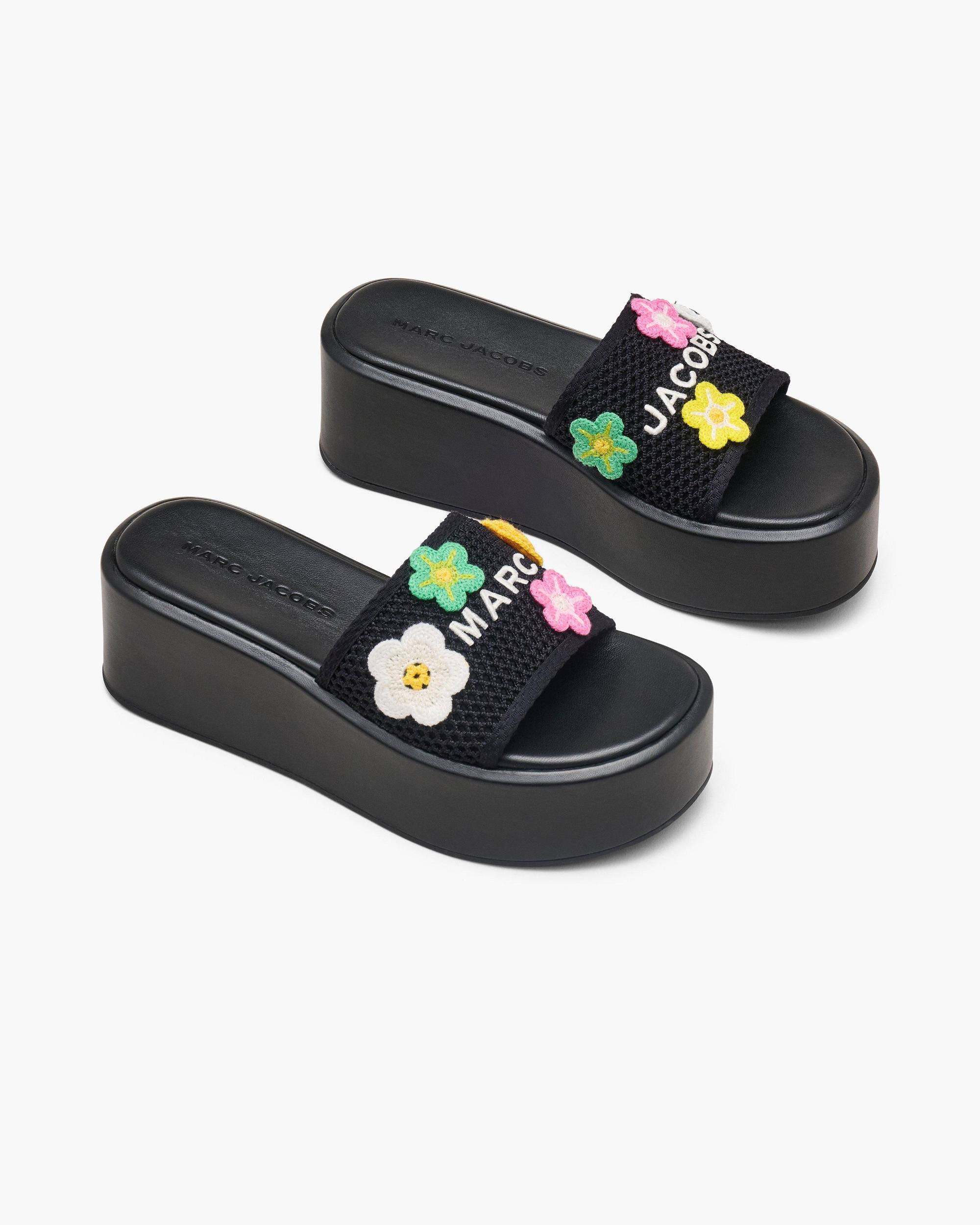 The Daisy Crochet Platform Sandal Product Image