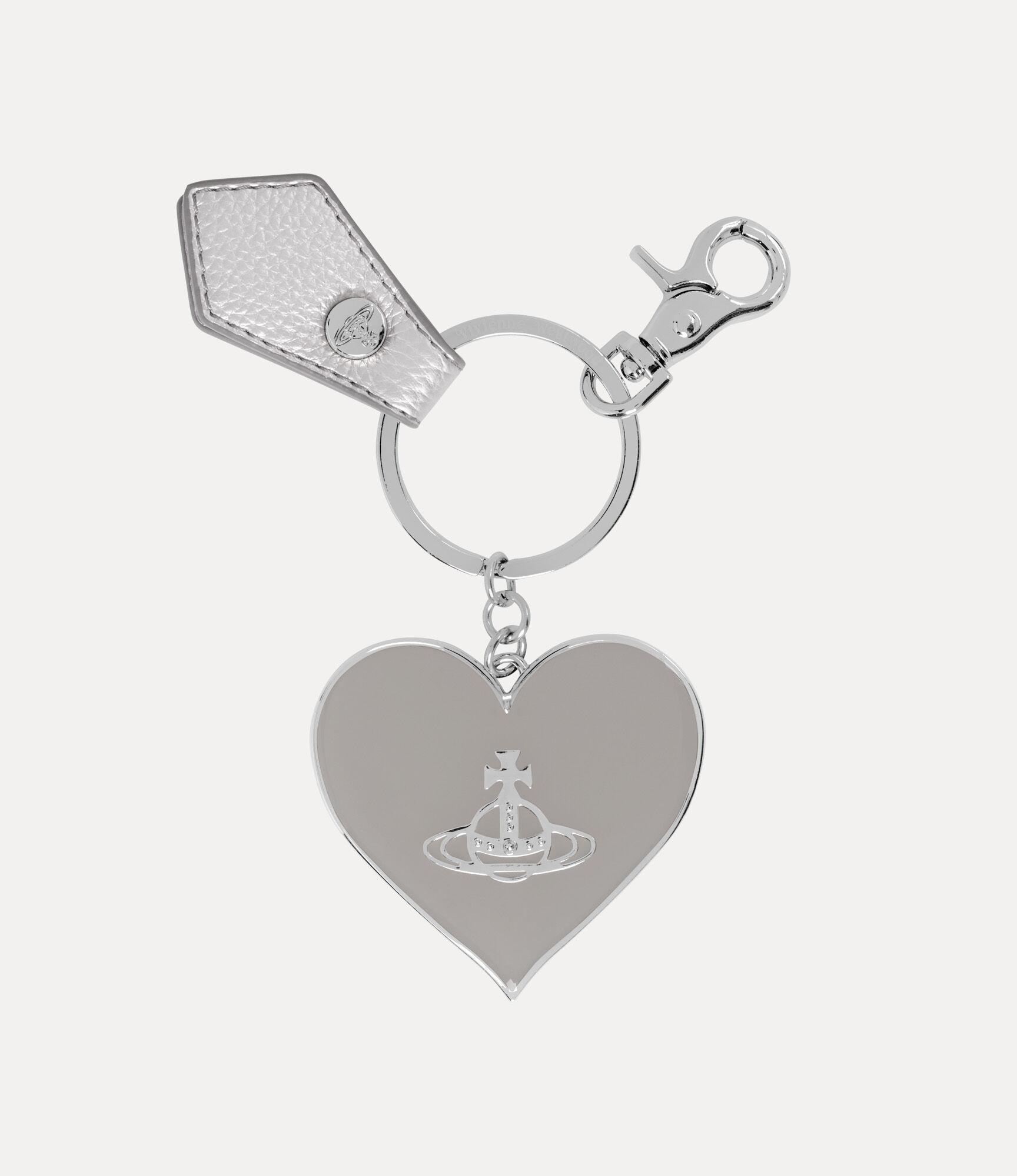 Mirror Heart Orb Keyring Product Image