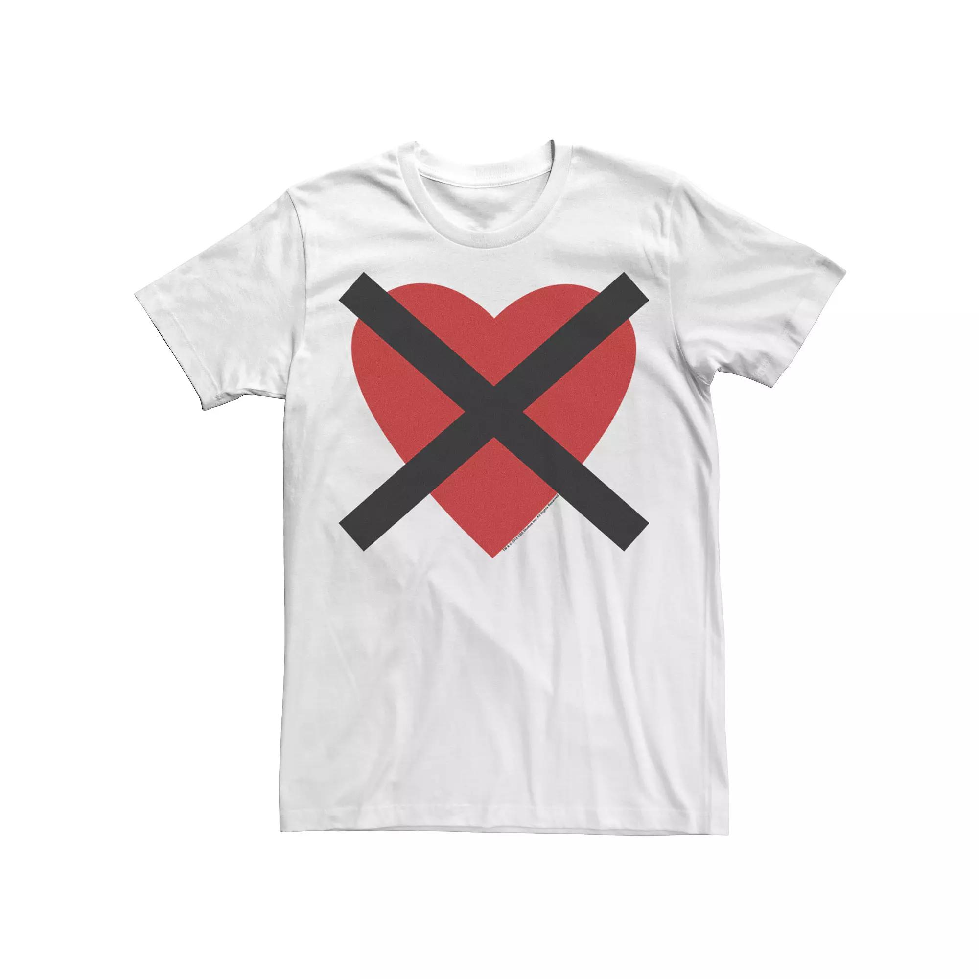 Mens Crazy Ex Girlfriend X Through My Heart Tee, Men's, Size: Medium, White Product Image