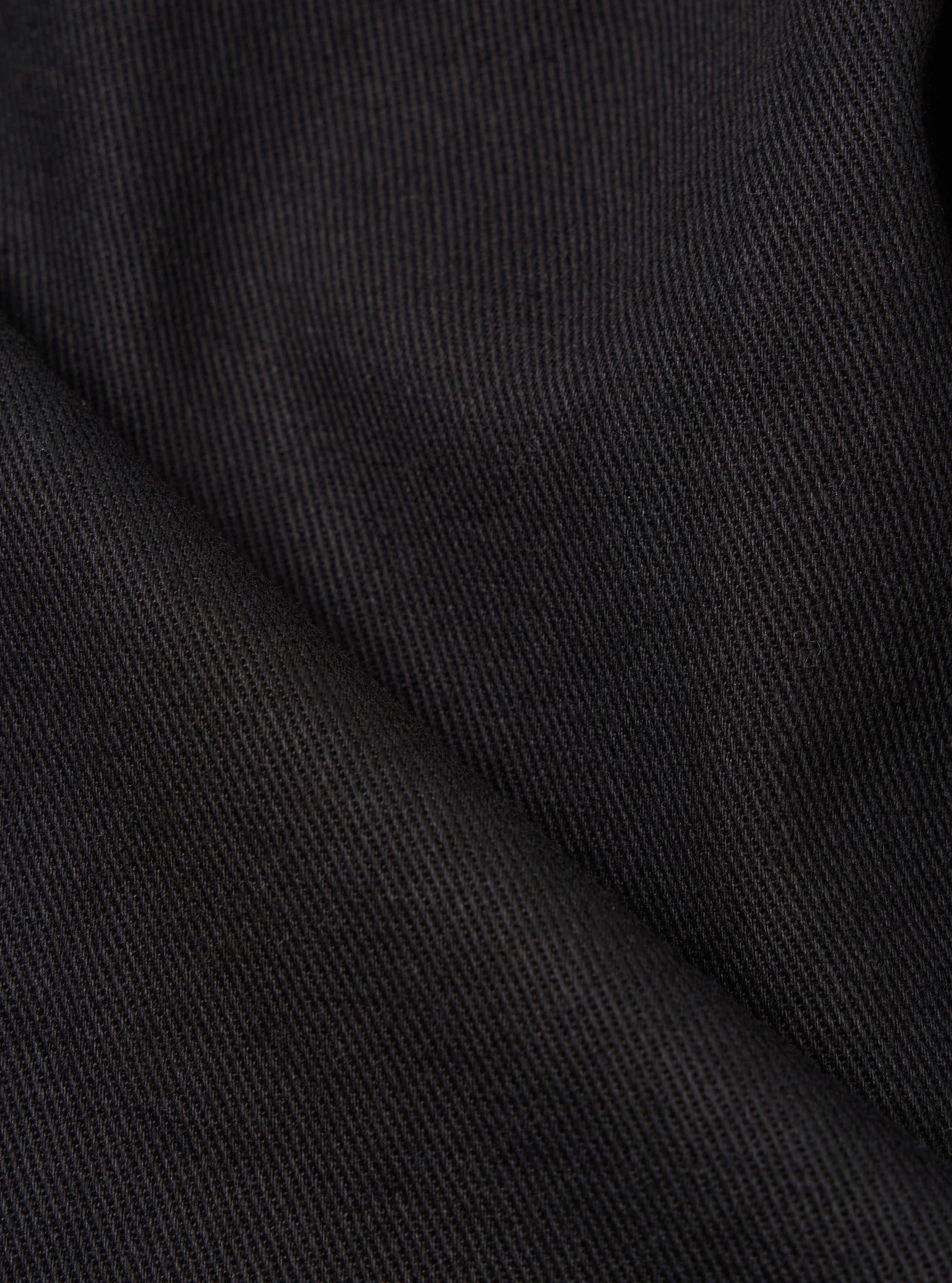 Black Twill Double Pleat Pant Product Image