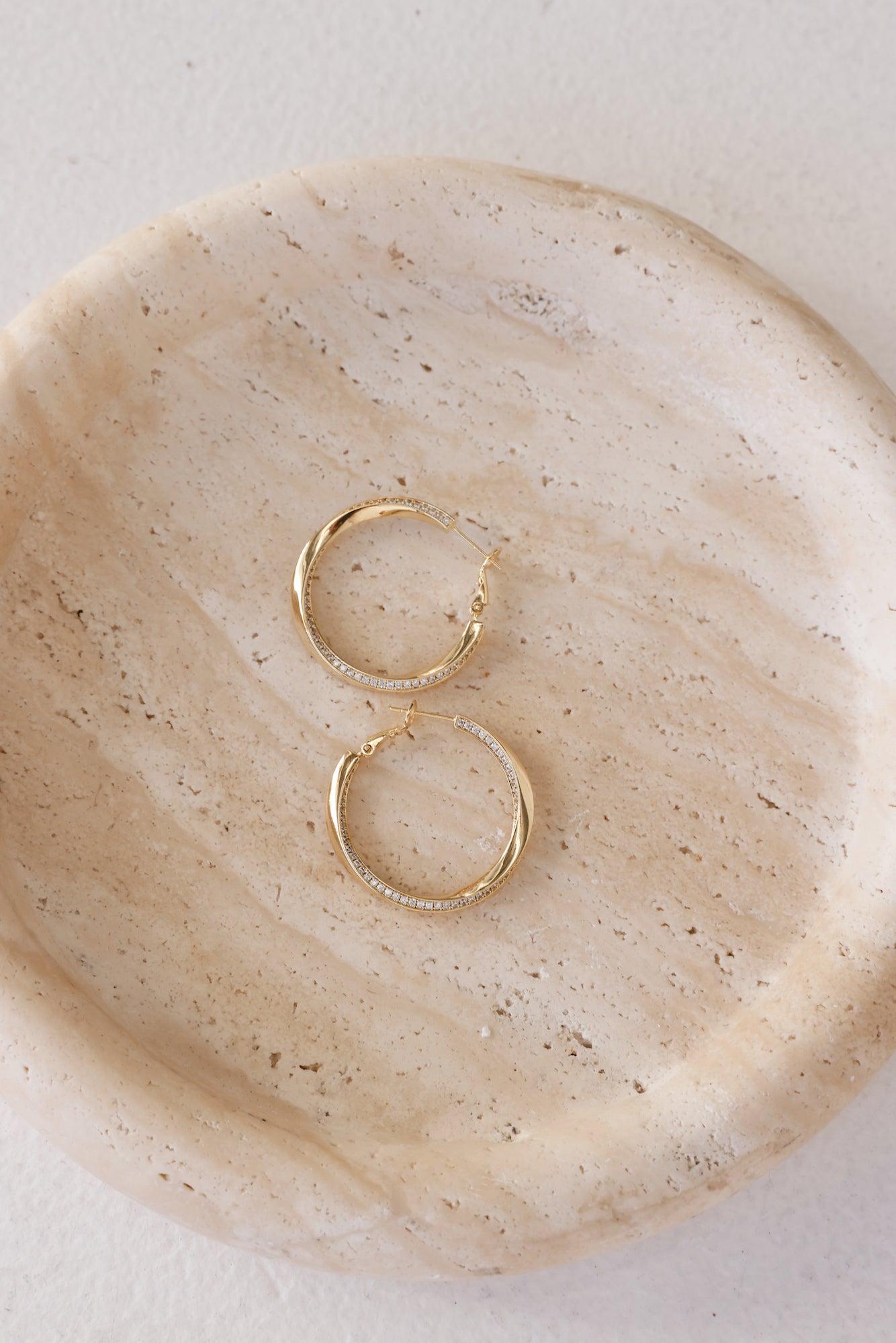 Soft Shine Earrings Gold Product Image