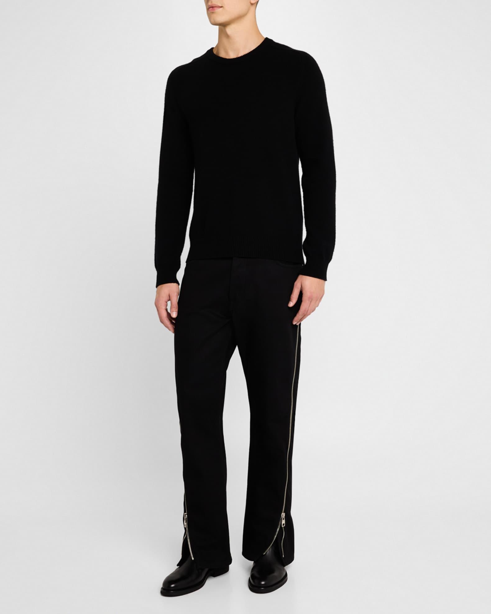 Men's Leather Biker Boots Product Image