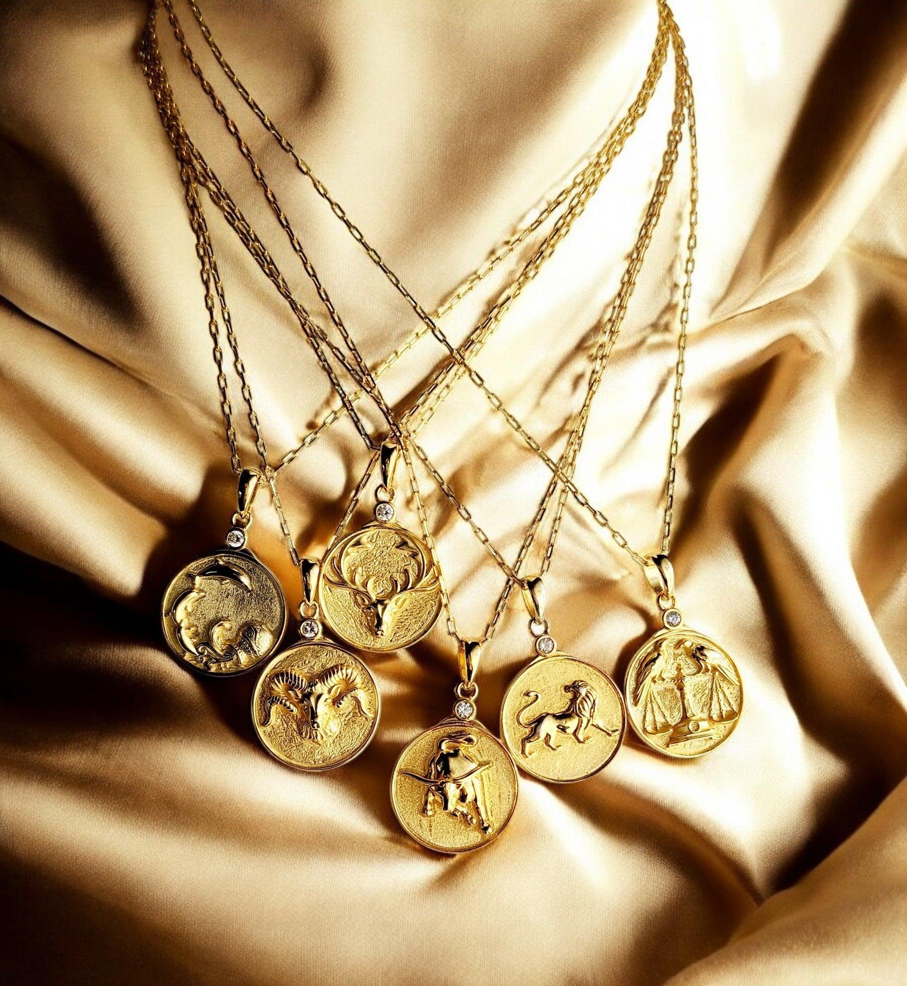 Zodiac Virgo Antler Necklace Product Image