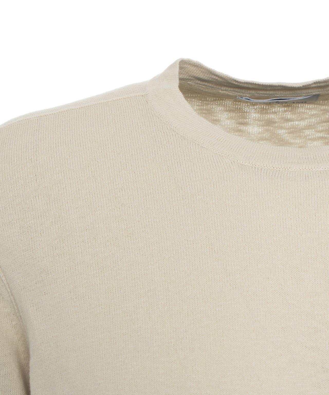 Knit sweater in cotton blend Product Image