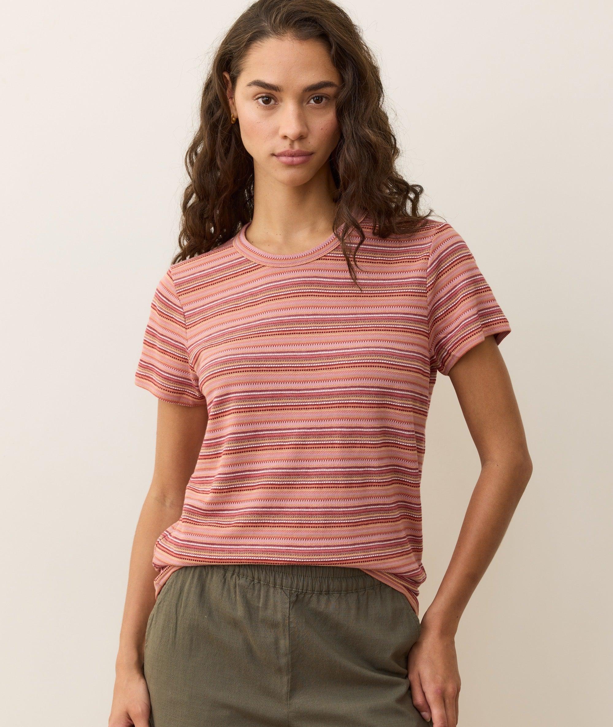 Jacquard Stripe Tee Product Image