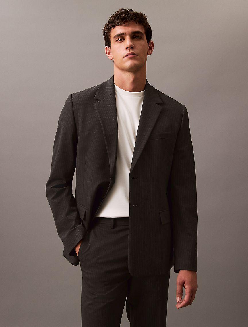 Refined Stretch Pinstripe Blazer Product Image