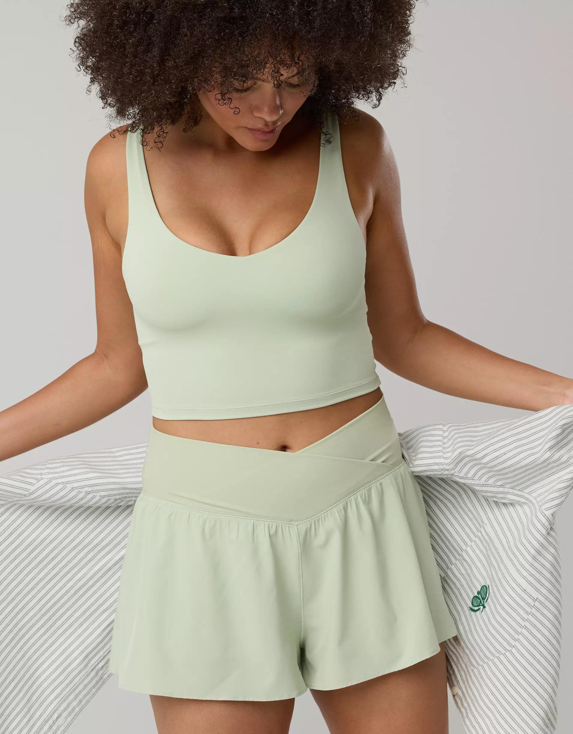 OFFLINE By Aerie Real Me Low Key Longline Sports Bra Product Image