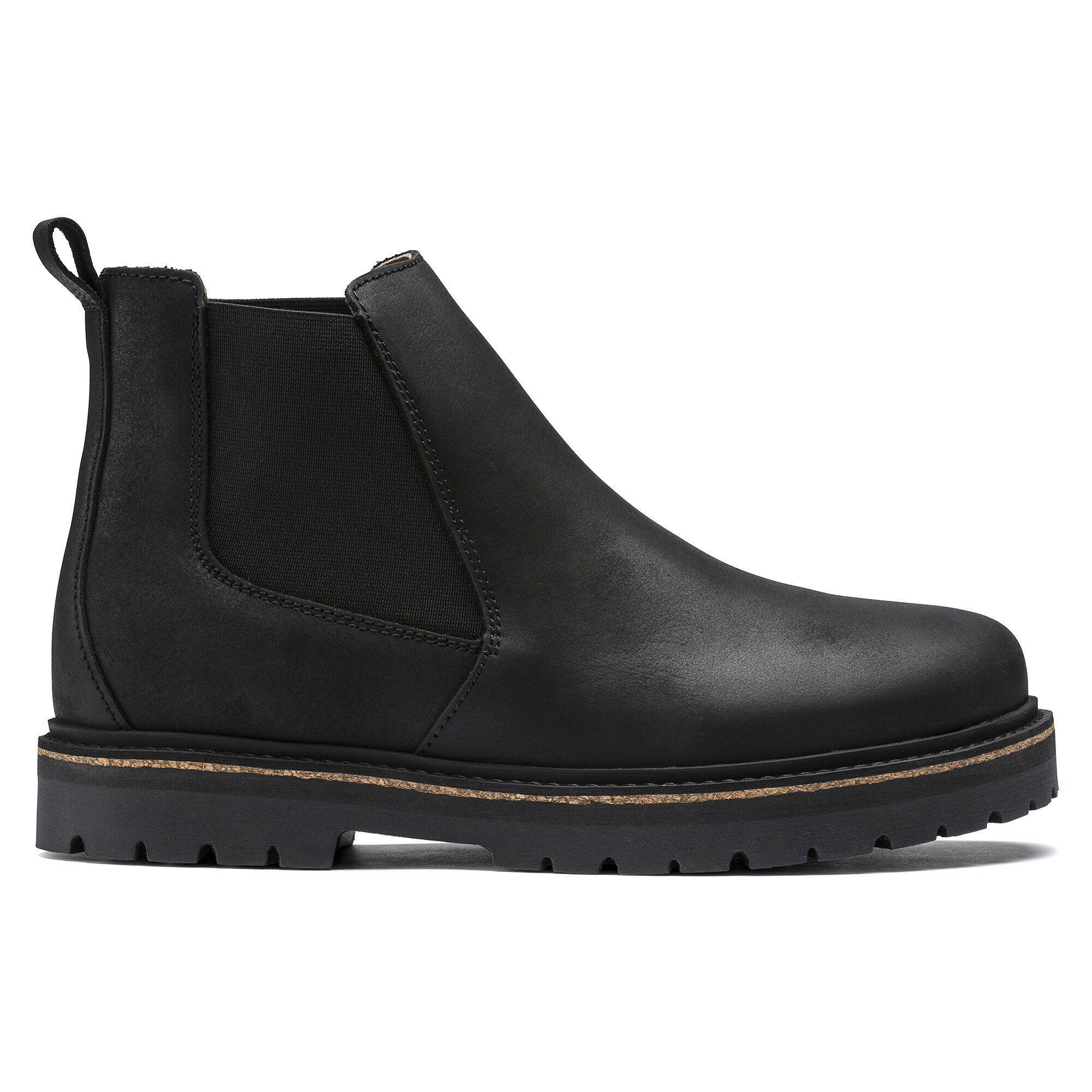 Stalon Oiled Nubuck Leather Black Product Image