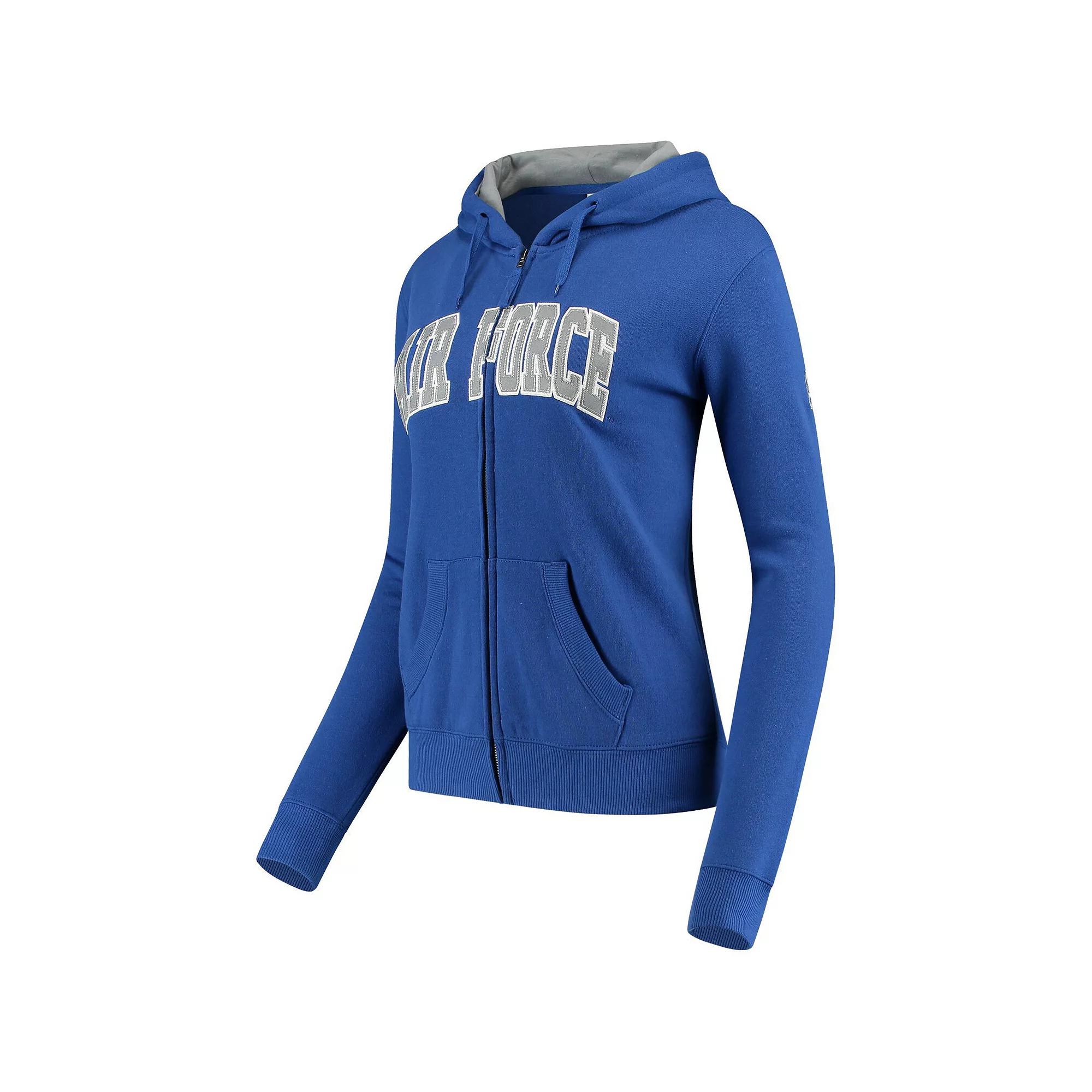 Women's Stadium Athletic Royal Air Force Falcons Arched Name Full-Zip Hoodie, Size: XL, Afa Blue Product Image