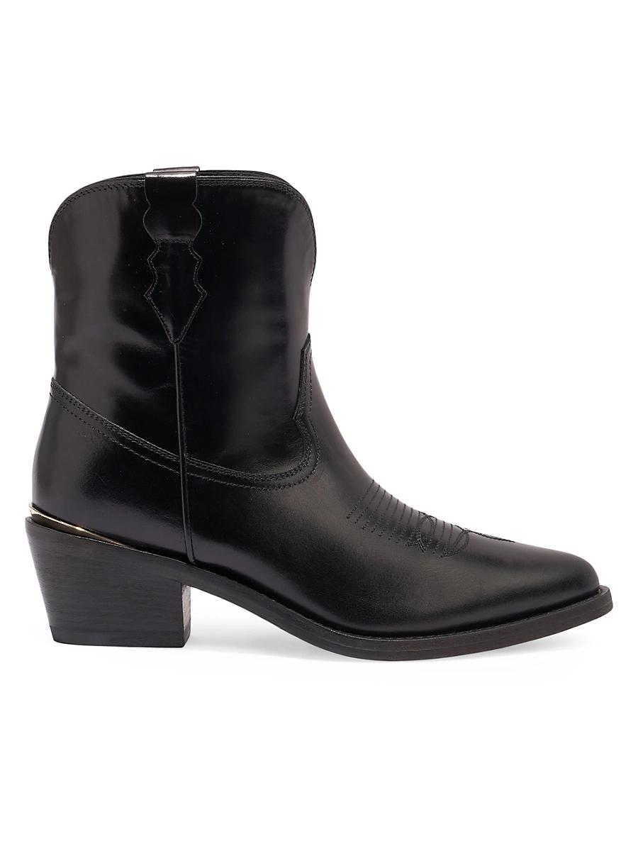Womens Julia 55MM Leather Ankle Boots Product Image