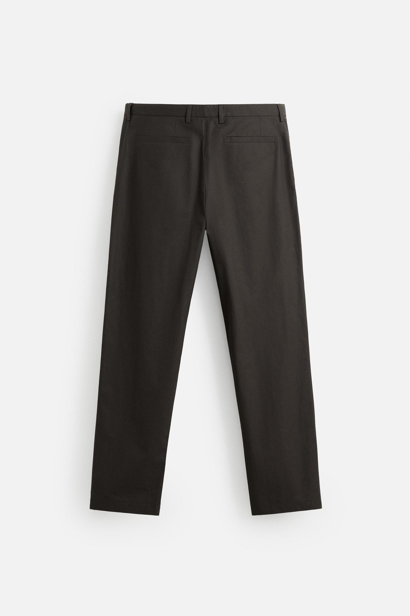 WAXED EFFECT SUIT PANTS Product Image