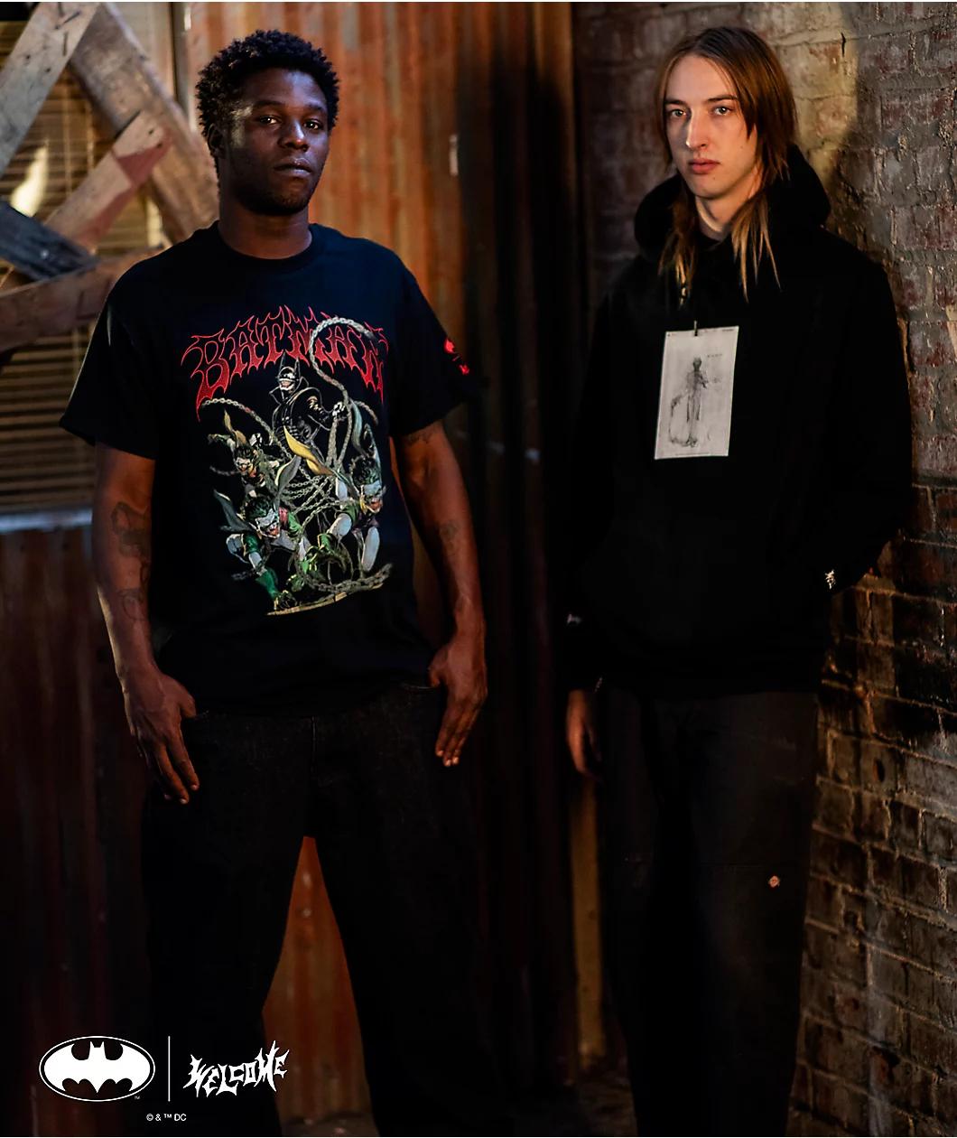 Welcome x Batman Who Laughs Black T-Shirt Product Image