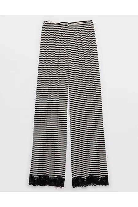 Aerie Real SoftÂ® Rib Trouser PJ Women's Product Image