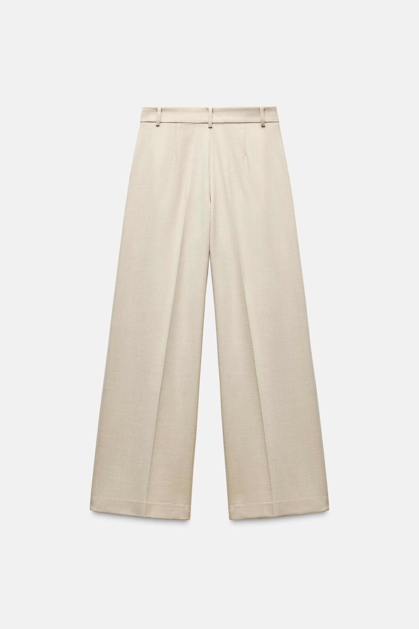 WIDE LEG PANTS WITH DARTS Product Image