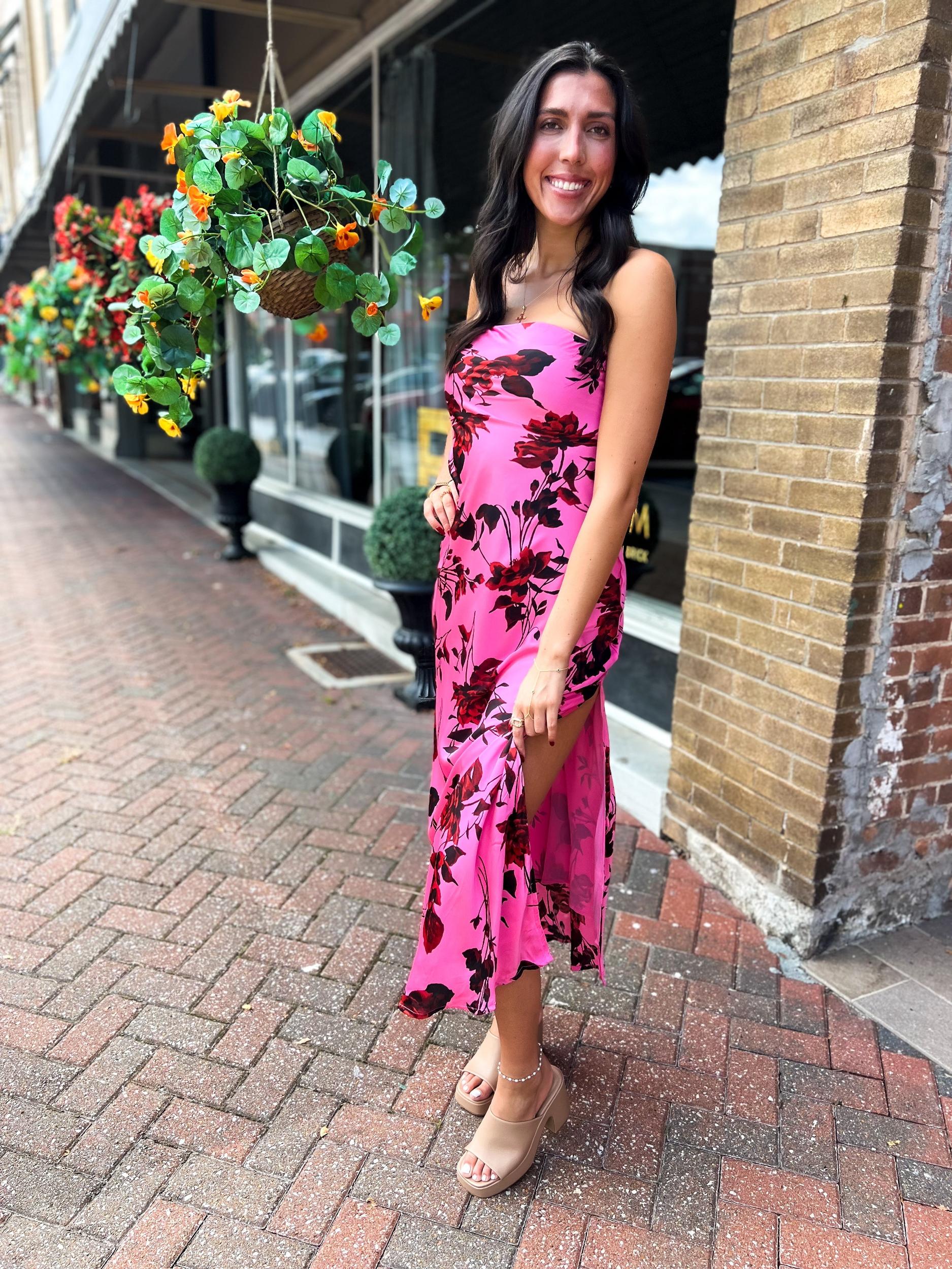 Potential Heartache Strapless Maxi Dress Product Image