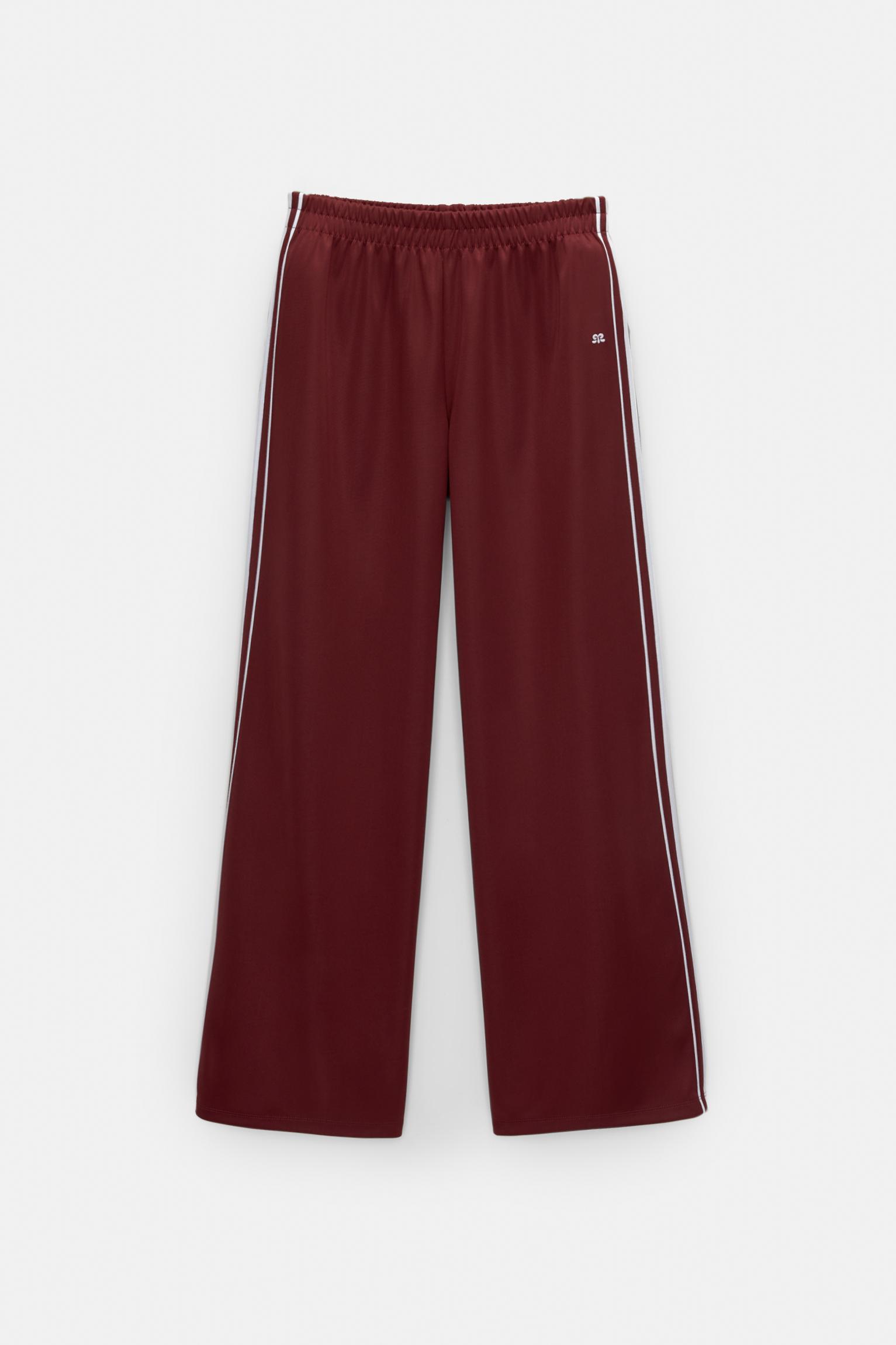 Tracksuit pants with side stripes Product Image