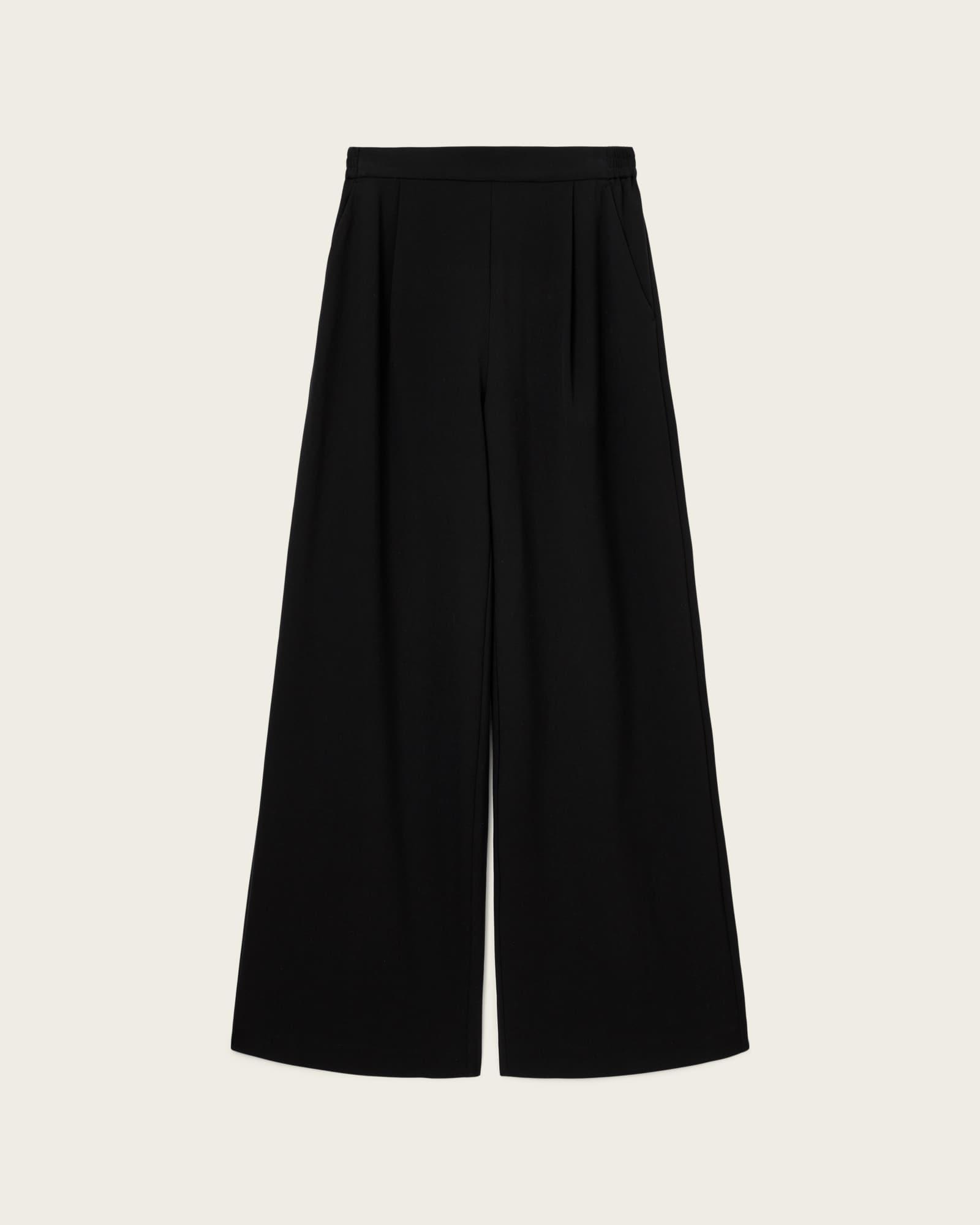 Aleida Lightweight Pants Black | ALLSAINTS US Product Image